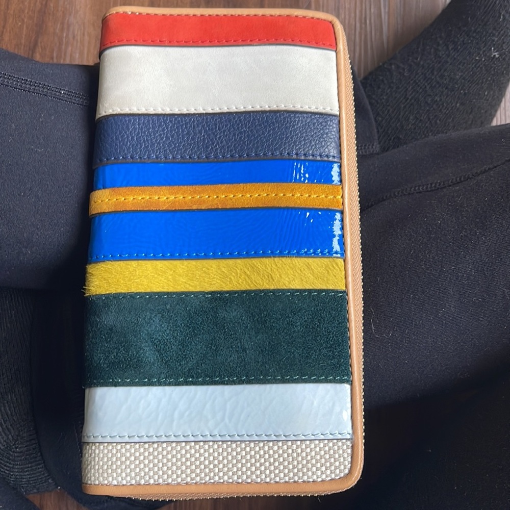 Tory Burch Balloon Stripe Continental Wallet - Picture 14 of 14
